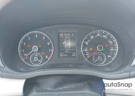 2012 Volkswagen Passat 2.5L Se из США, поврежденный, VIN 1VWBH7A36CC077961